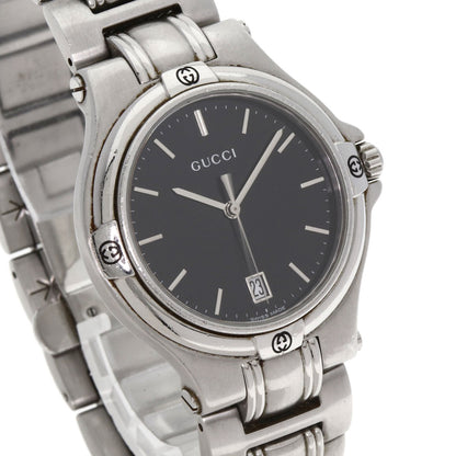 GUCCI グッチ 9040M ラウンドフェイス 腕時計 SS メンズ 中古