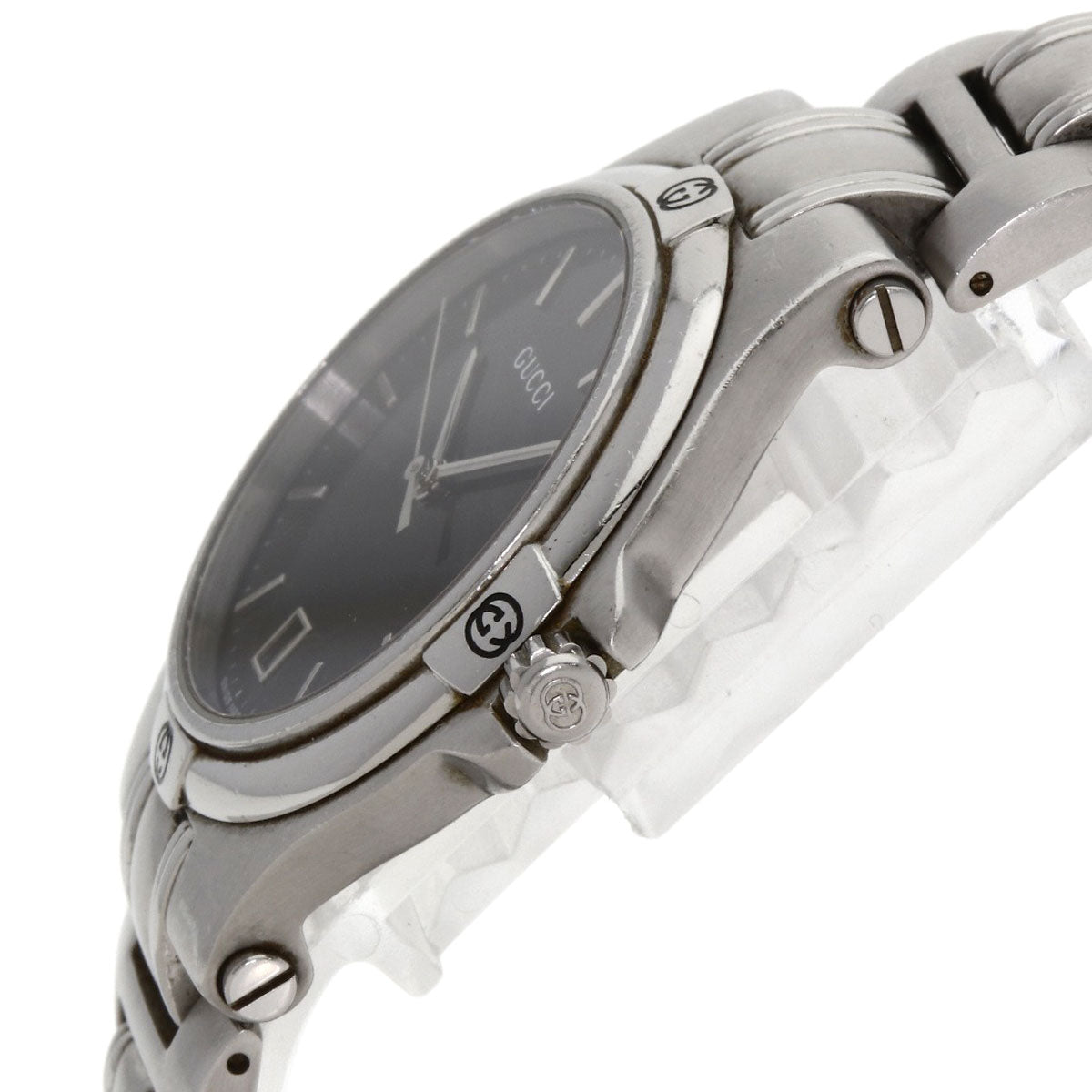 GUCCI グッチ 9040M ラウンドフェイス 腕時計 SS メンズ 中古