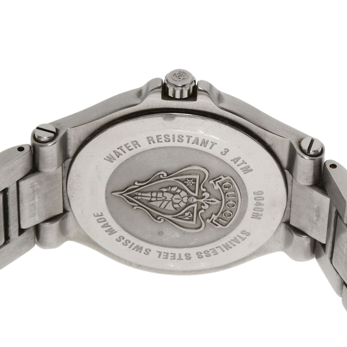 GUCCI グッチ 9040M ラウンドフェイス 腕時計 SS メンズ 中古