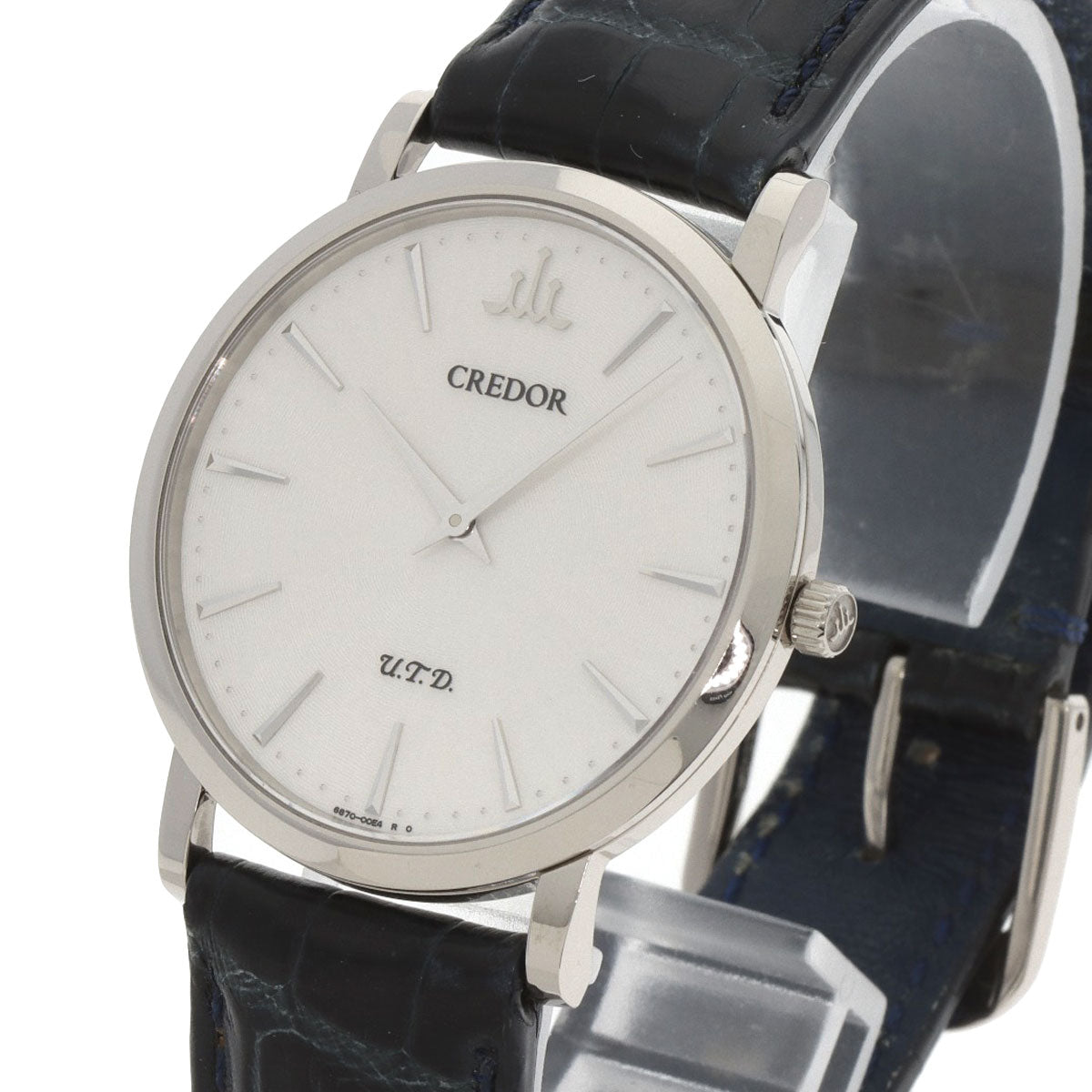 SEIKO セイコー GBAQ977 6870-00B0 クレドール シグノ U.T.D 腕時計 K18WG メンズ 中古