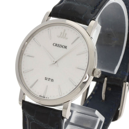 SEIKO セイコー GBAQ977 6870-00B0 クレドール シグノ U.T.D 腕時計 K18WG メンズ 中古