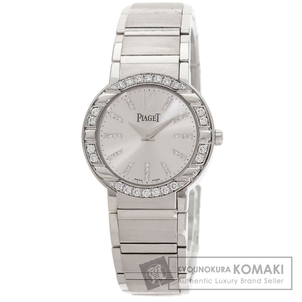 ピアジェ P10140 ポロ ダイヤモンド 腕時計 中古 商品画像1