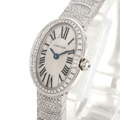 CARTIER カルティエ HPI00327 ミニベニュワール ダイヤモンド 腕時計 K18WG レディース 中古