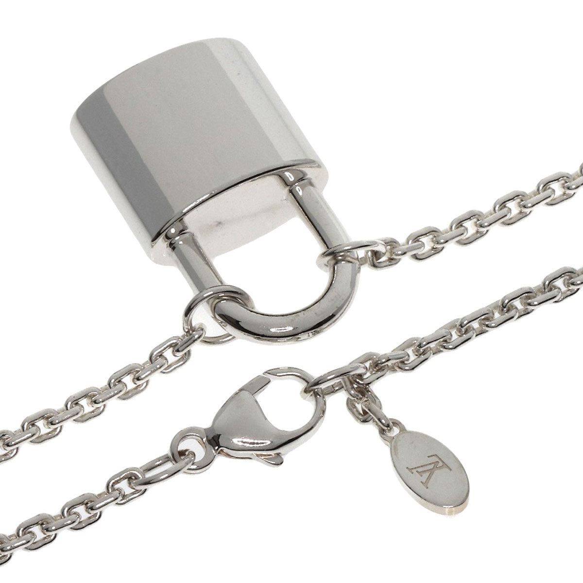 LOUIS VUITTON ルイヴィトン ロックイット ラーン ネックレス SV レディース 中古