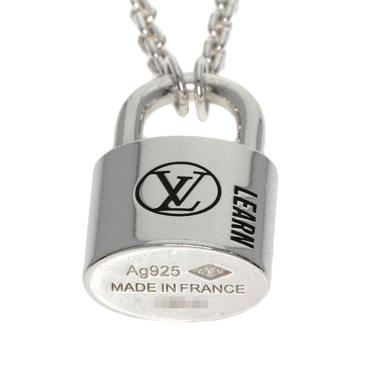LOUIS VUITTON ルイヴィトン ロックイット ラーン ネックレス SV レディース 中古