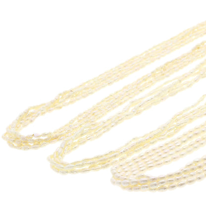 SELECT JEWELRY セレクトジュエリー 淡水パール 真珠 3本セット ネックレス SV レディース 中古