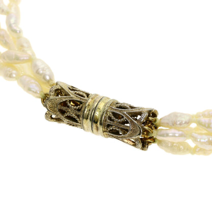 SELECT JEWELRY セレクトジュエリー 淡水パール 真珠 3本セット ネックレス SV レディース 中古