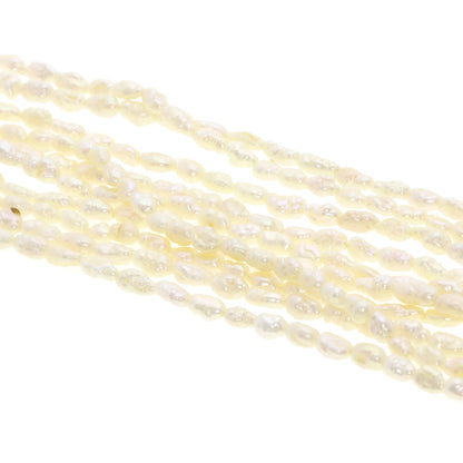 SELECT JEWELRY セレクトジュエリー 淡水パール 真珠 3本セット ネックレス SV レディース 中古