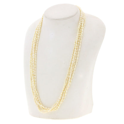 SELECT JEWELRY セレクトジュエリー 淡水パール 真珠 3本セット ネックレス SV レディース 中古