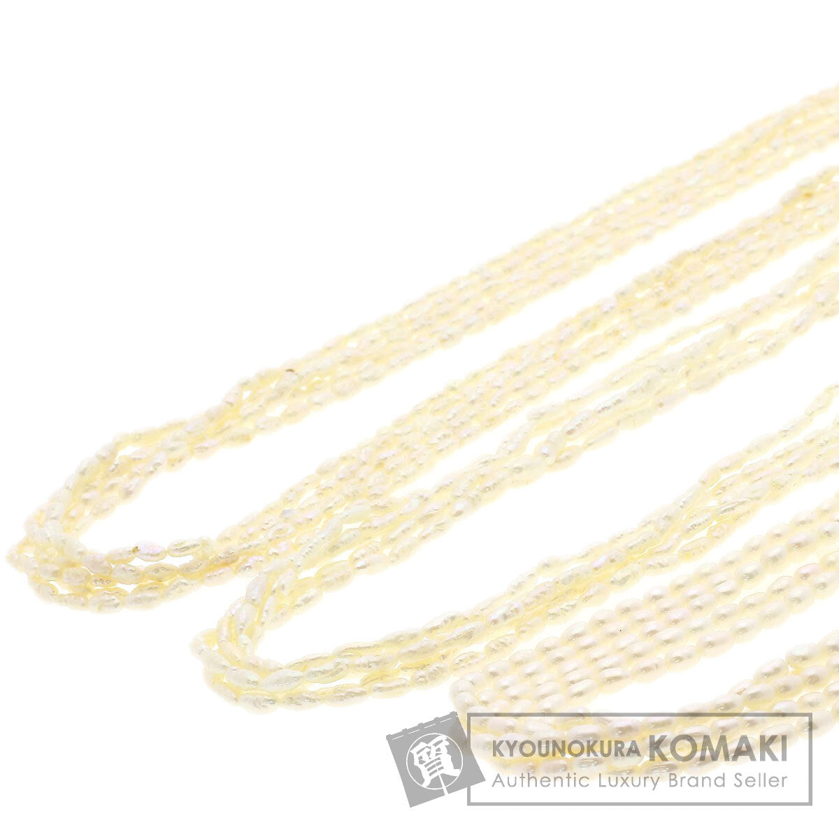 SELECT JEWELRY セレクトジュエリー 淡水パール 真珠 3本セット ネックレス SV レディース 中古
