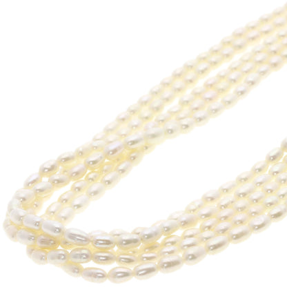 SELECT JEWELRY セレクトジュエリー 淡水パール 真珠 3本セット ネックレス SV レディース 中古