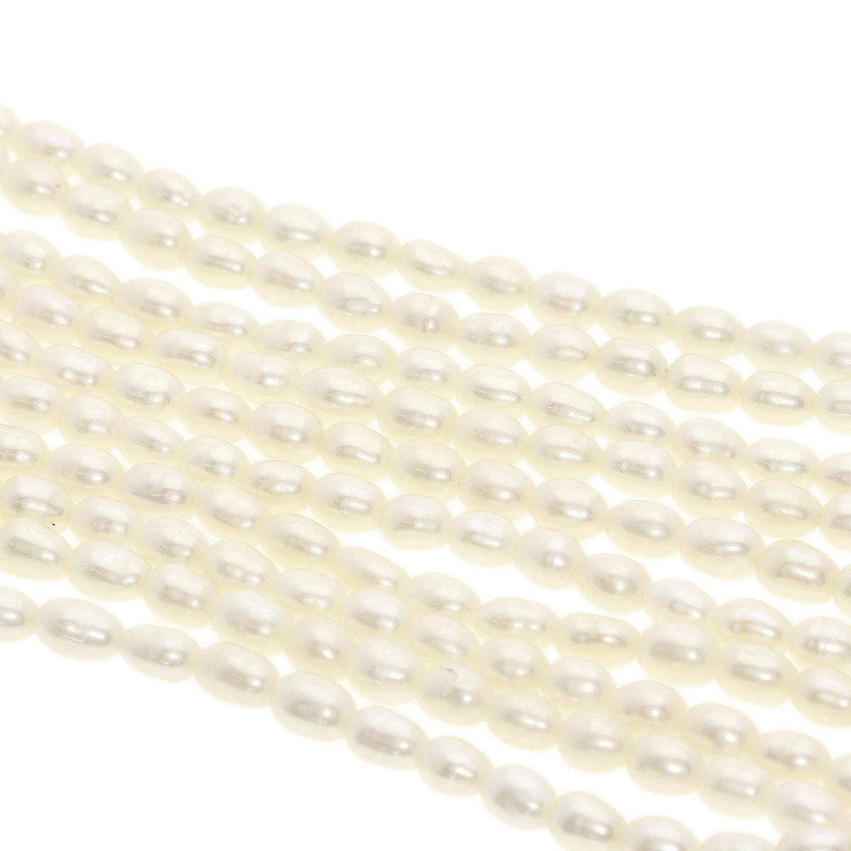 SELECT JEWELRY セレクトジュエリー 淡水パール 真珠 3本セット ネックレス SV レディース 中古
