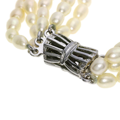 SELECT JEWELRY セレクトジュエリー 淡水パール 真珠 3本セット ネックレス SV レディース 中古