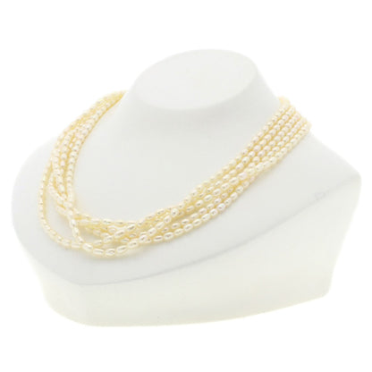 SELECT JEWELRY セレクトジュエリー 淡水パール 真珠 3本セット ネックレス SV レディース 中古