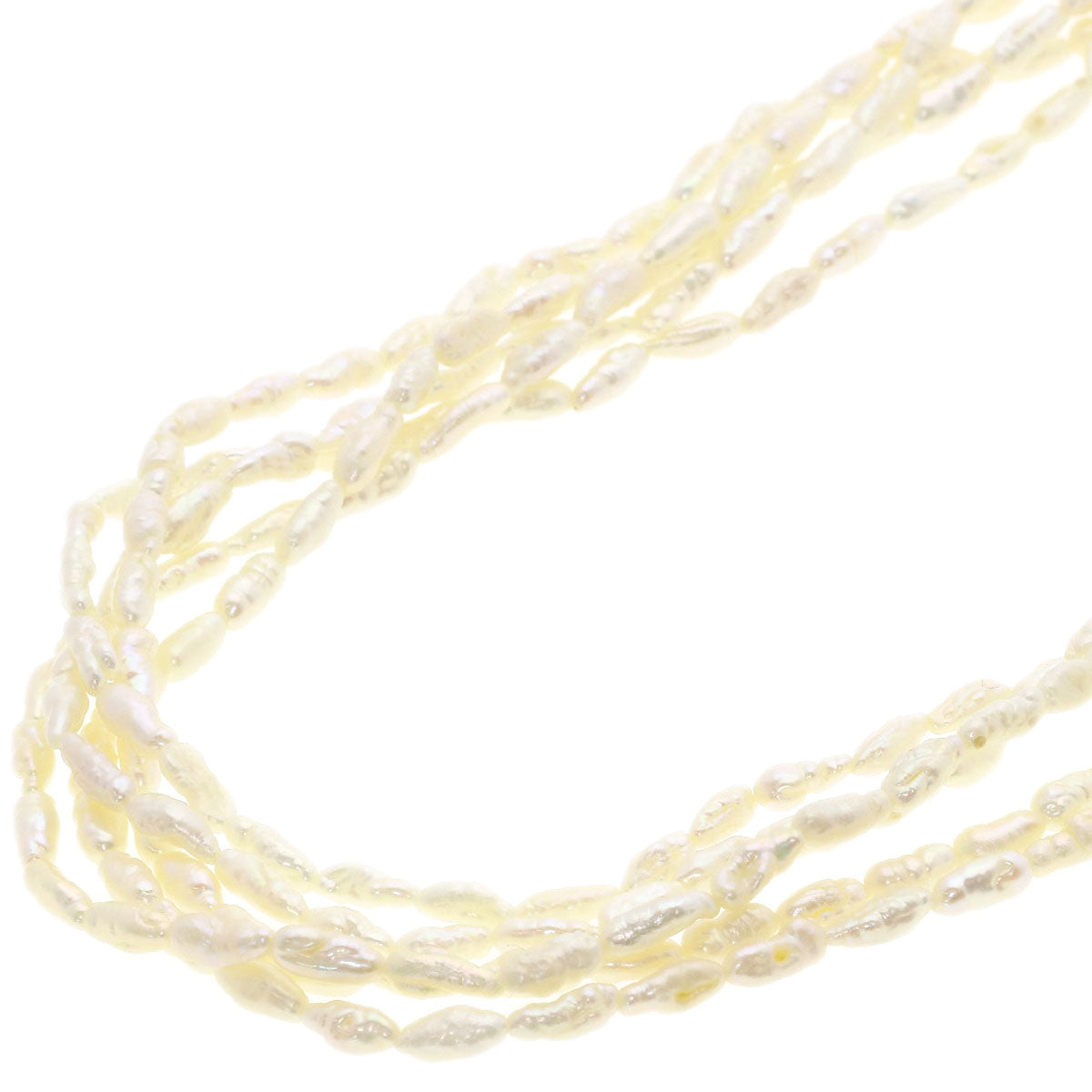 SELECT JEWELRY セレクトジュエリー 淡水パール 真珠 3本セット ネックレス SV レディース 中古