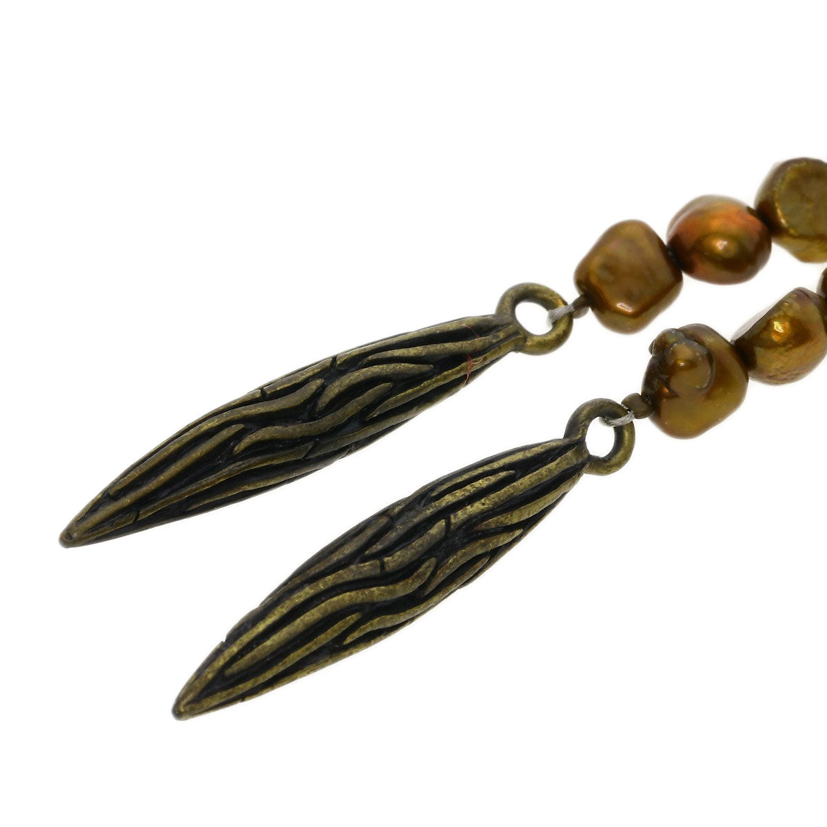 SELECT JEWELRY セレクトジュエリー 染めパール 真珠 樹脂 シェル プラスチック 水晶 6点セット ネックレス 金属製 レディース 中古