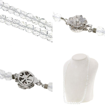 SELECT JEWELRY セレクトジュエリー 染めパール 真珠 樹脂 シェル プラスチック 水晶 6点セット ネックレス 金属製 レディース 中古