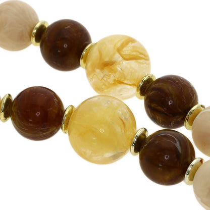 SELECT JEWELRY セレクトジュエリー 染めパール 真珠 樹脂 シェル プラスチック 水晶 6点セット ネックレス 金属製 レディース 中古