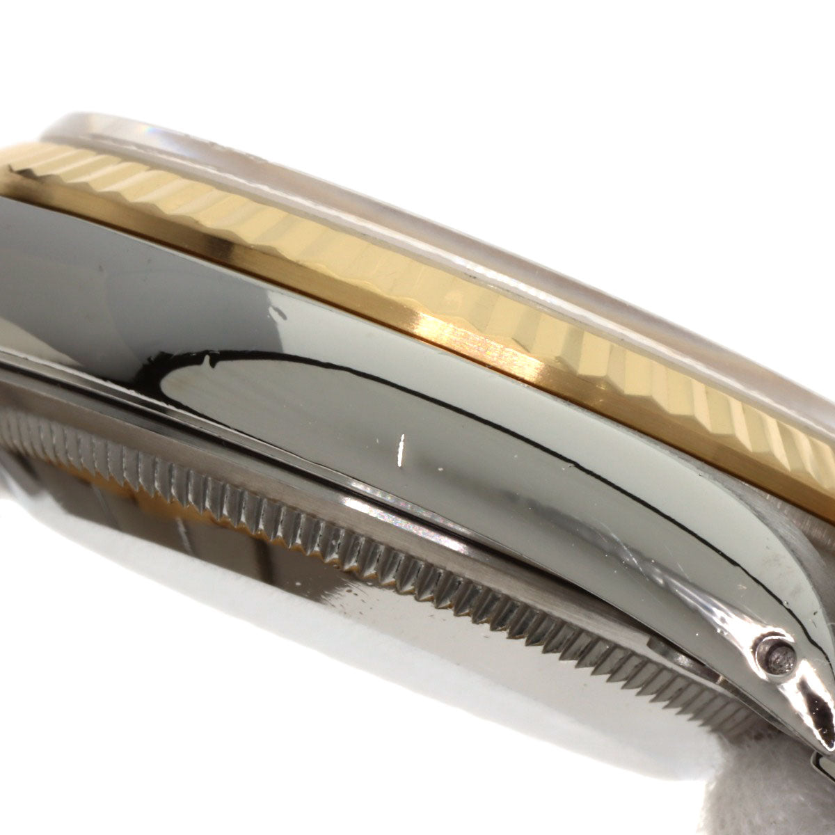 ROLEX ロレックス 16233G デイトジャスト 10P ダイヤモンド 腕時計 SS メンズ 中古