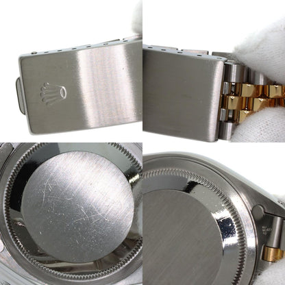 ROLEX ロレックス 16233G デイトジャスト 10P ダイヤモンド 腕時計 SS メンズ 中古