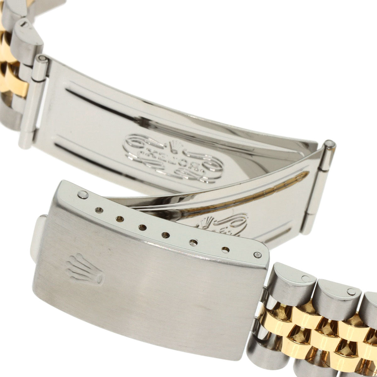 ROLEX ロレックス 16233G デイトジャスト 10P ダイヤモンド 腕時計 SS メンズ 中古