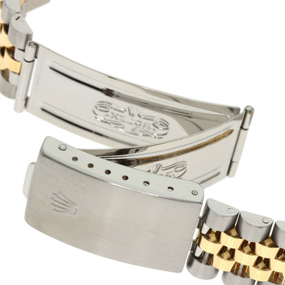 ROLEX ロレックス 16233G デイトジャスト 10P ダイヤモンド 腕時計 SS メンズ 中古