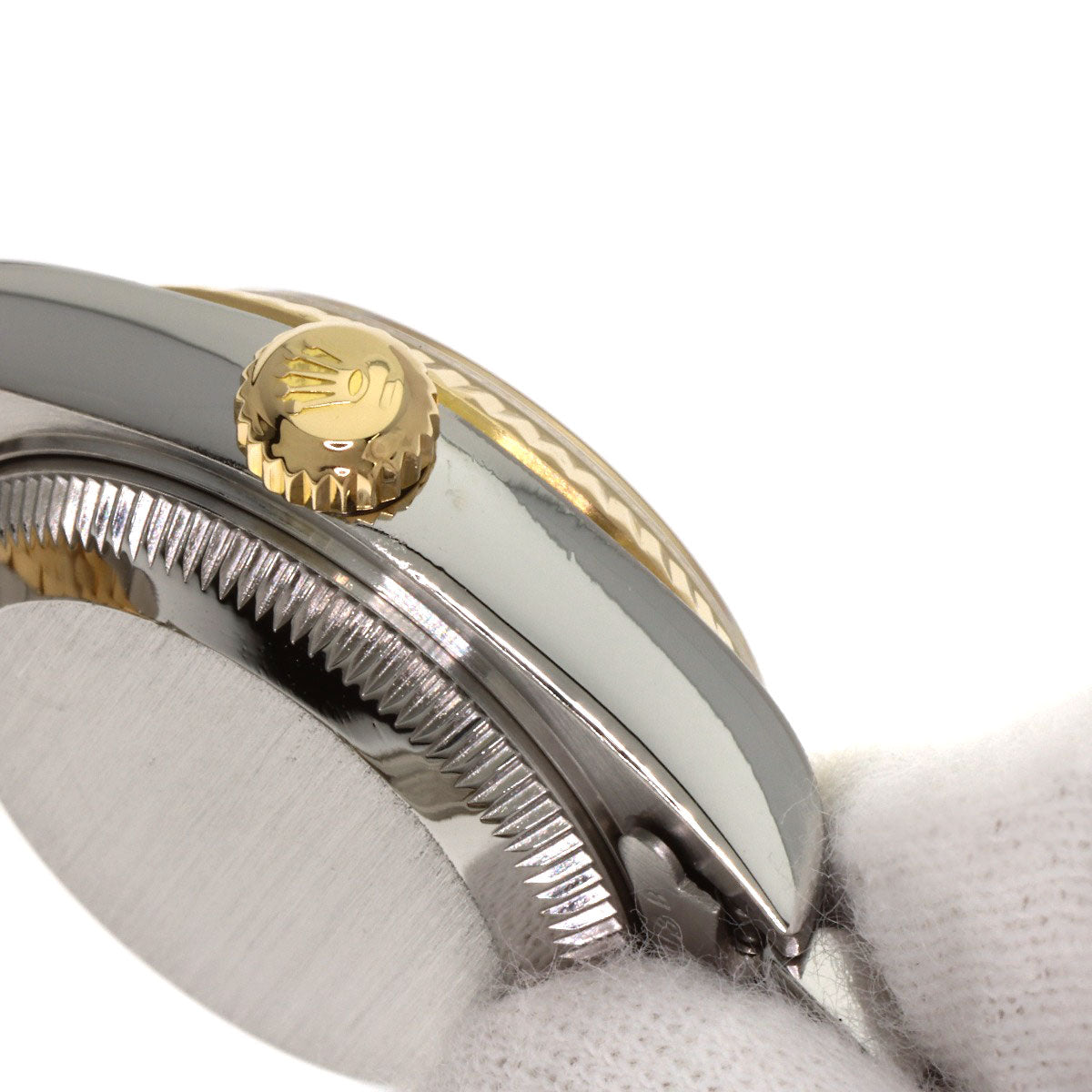 ROLEX ロレックス 79173G デイトジャスト 10P ダイヤモンド 腕時計 SS レディース 中古