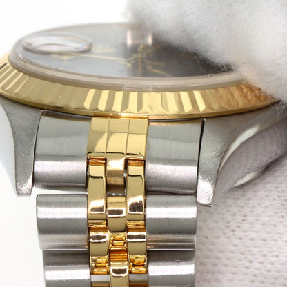 ROLEX ロレックス 79173G デイトジャスト 10P ダイヤモンド 腕時計 SS レディース 中古