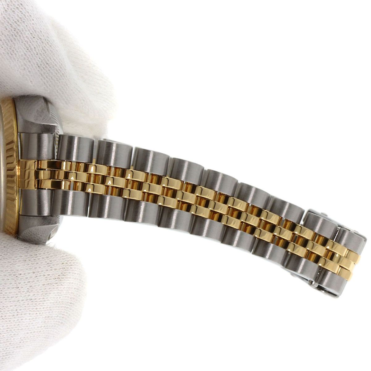 ROLEX ロレックス 79173G デイトジャスト 10P ダイヤモンド 腕時計 SS レディース 中古