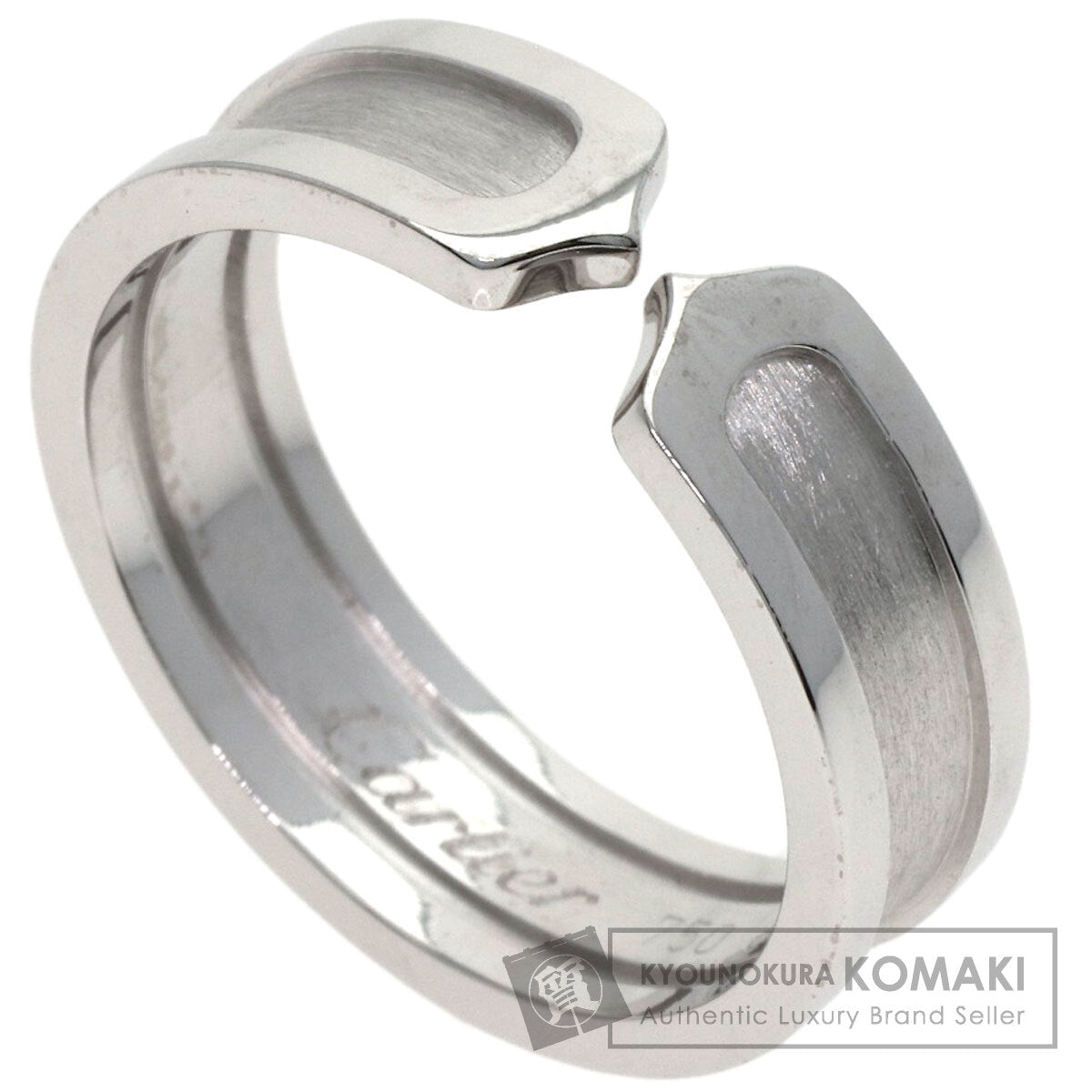 CARTIER カルティエ C2リング SM #61 リング・指輪 K18WG ユニセックス 中古