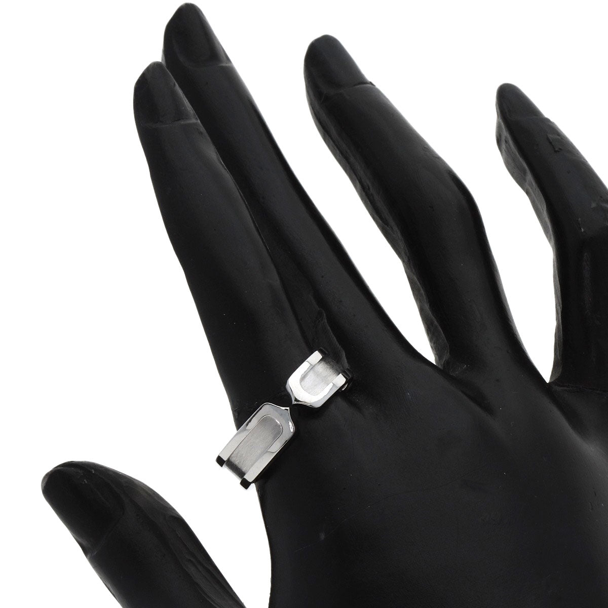 CARTIER カルティエ C2リング SM #61 リング・指輪 K18WG ユニセックス 中古