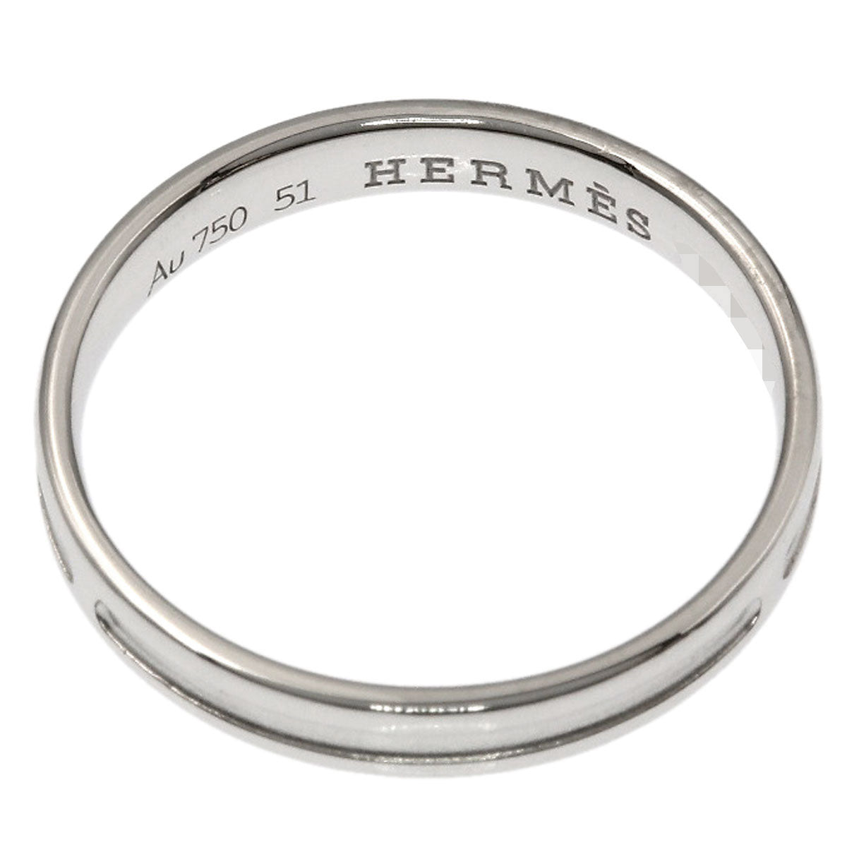 HERMES エルメス アリアンヌ #51 リング・指輪 K18WG レディース 中古
