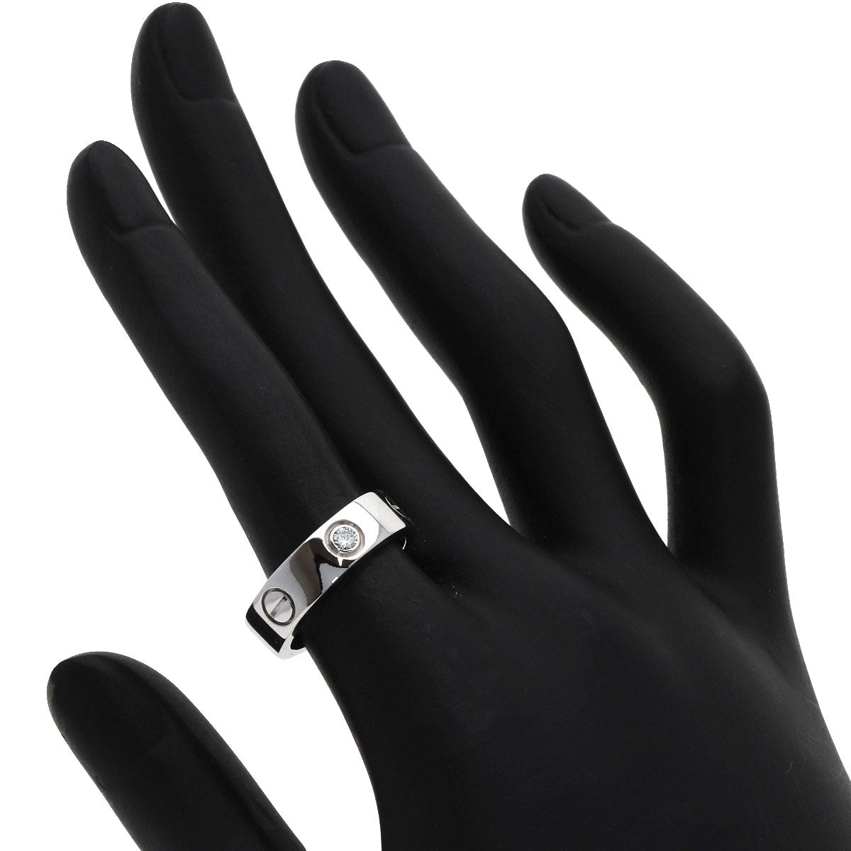 カルティエ ラブリング ハーフ ダイヤモンド #51 リング・指輪 中古 商品画像7