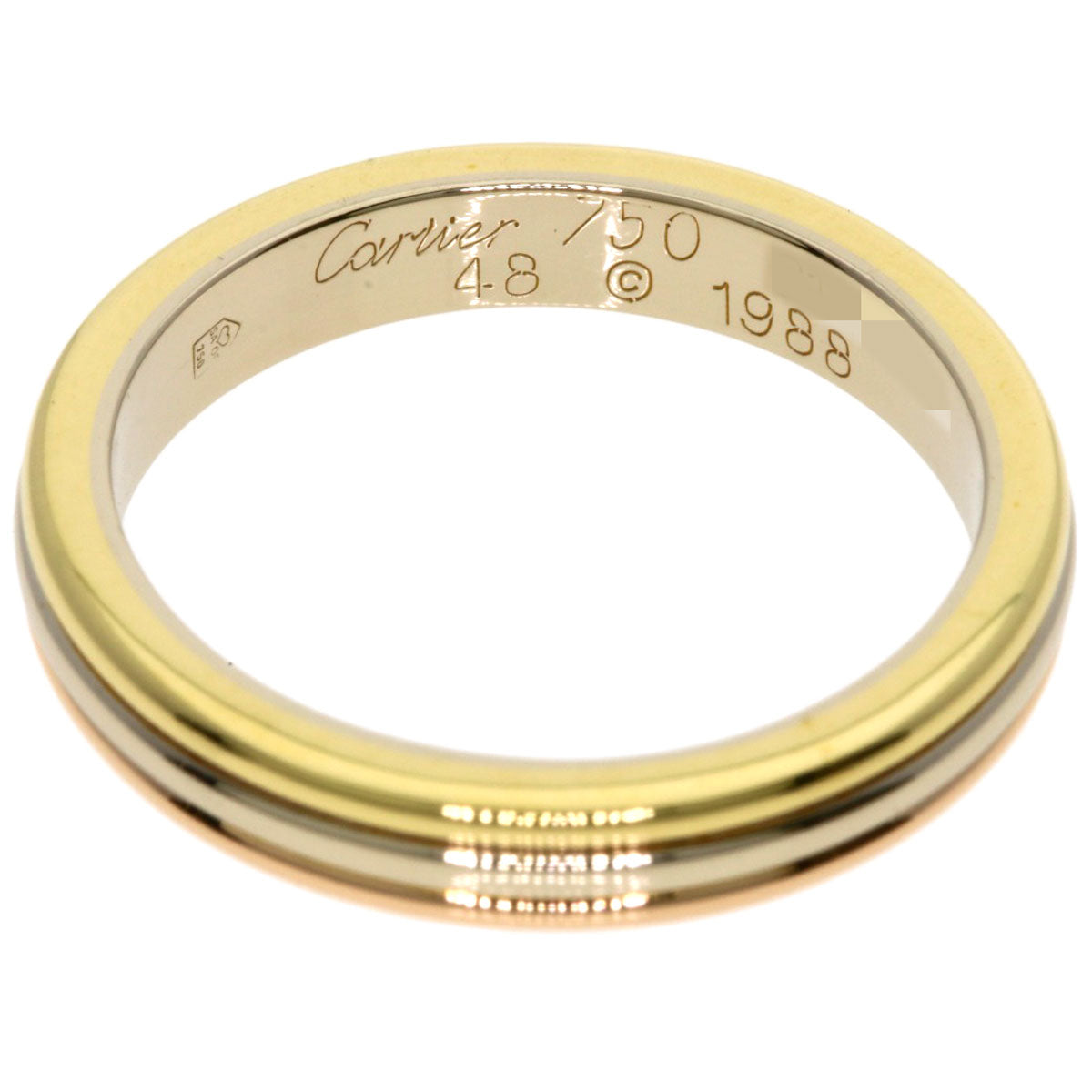 カルティエ スリーカラー #48 リング・指輪 中古 商品画像5