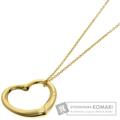 TIFFANY&Co. ティファニー オープンハート ネックレス K18YG レディース 中古