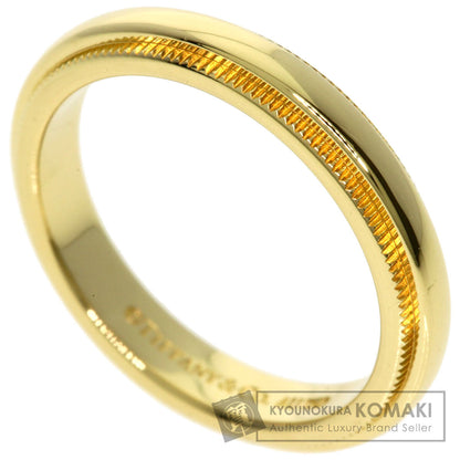 TIFFANY&Co. ティファニー ミルグレイン リング・指輪 K18YG レディース 中古