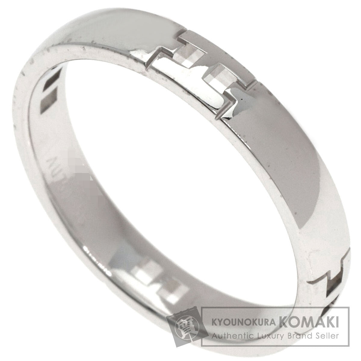 HERMES エルメス ヘラクレスリング #56 リング・指輪 K18WG レディース 中古