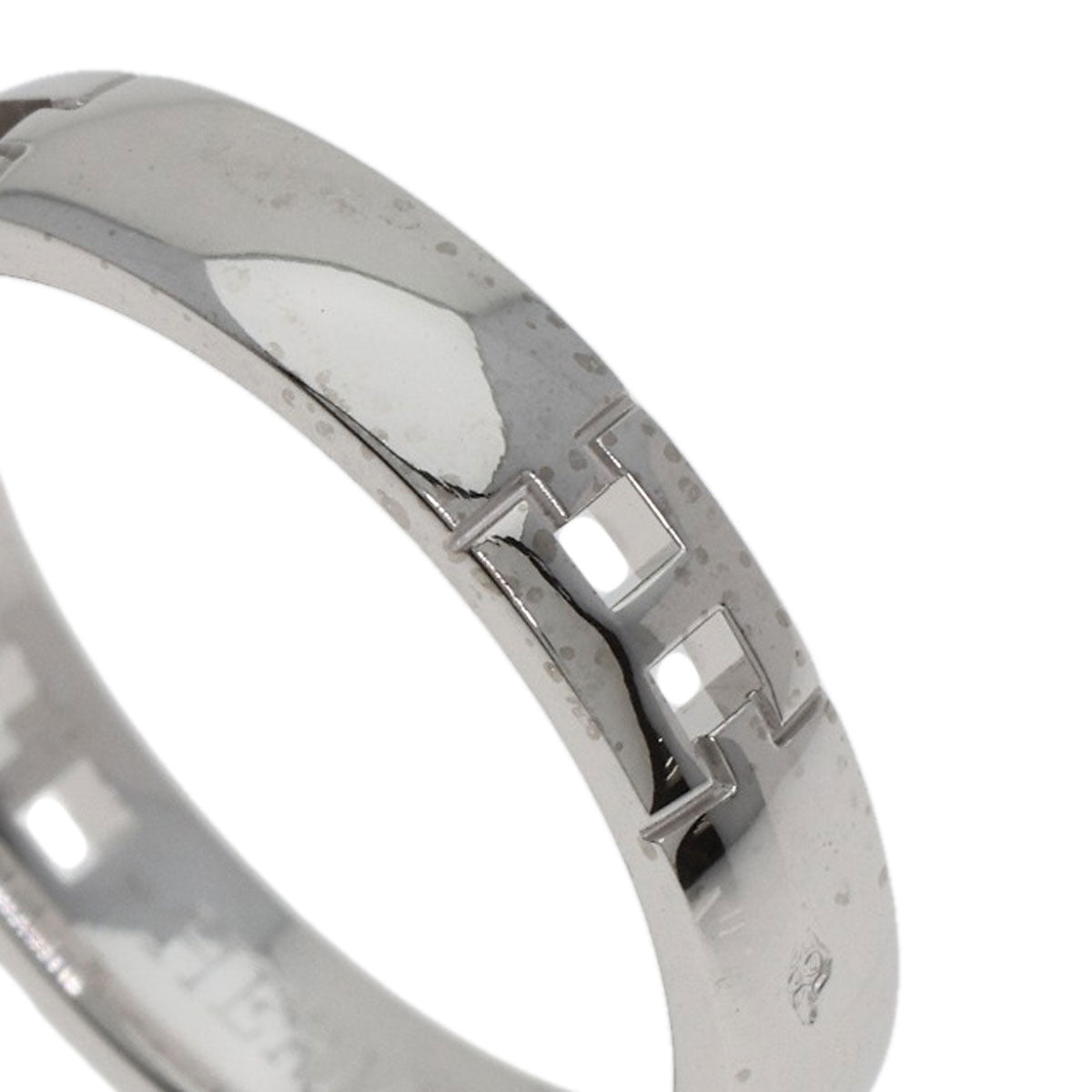 HERMES エルメス ヘラクレスリング #48 リング・指輪 K18WG レディース 中古