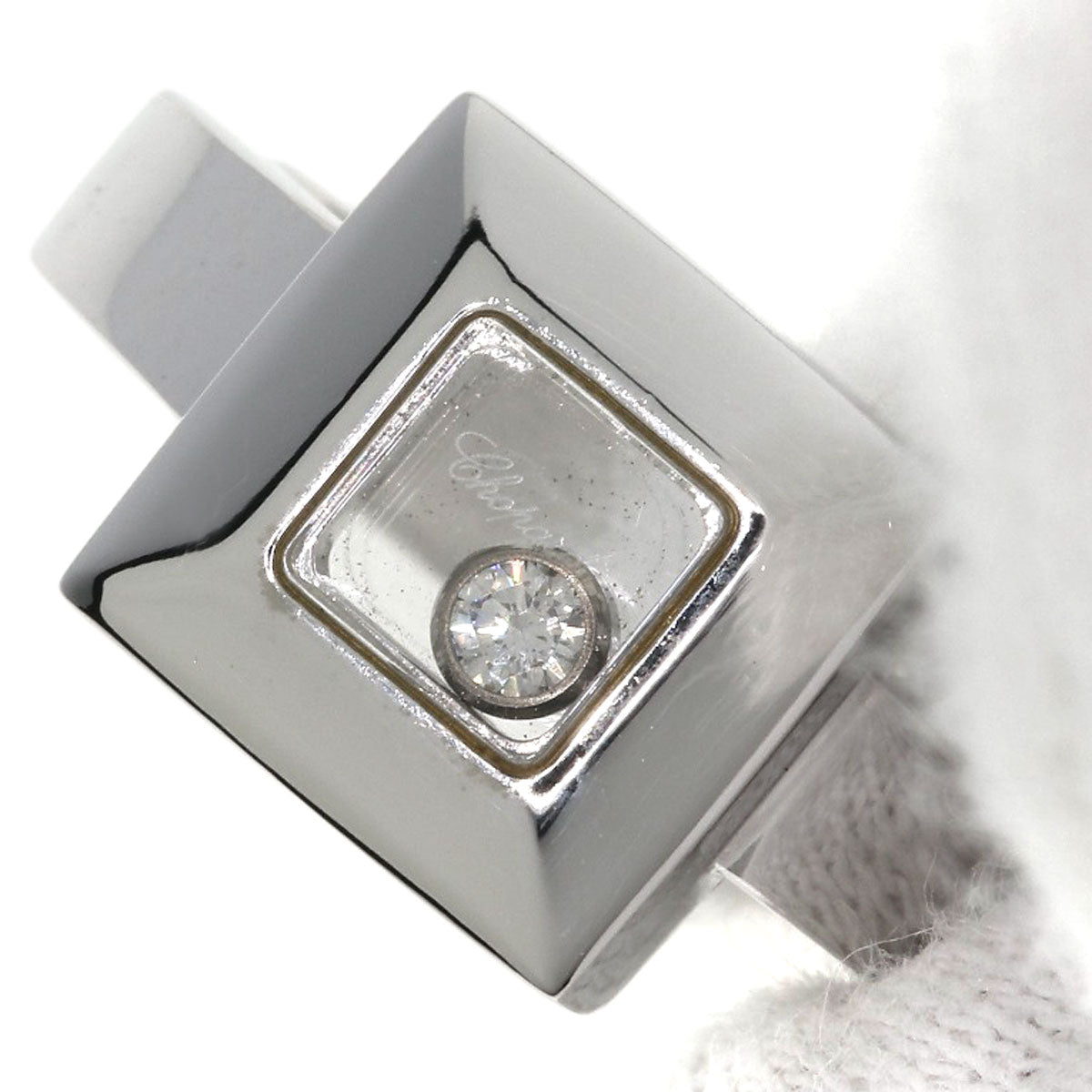 ショパール ハッピー ダイヤモンド スクエア リング・指輪 中古 商品画像14