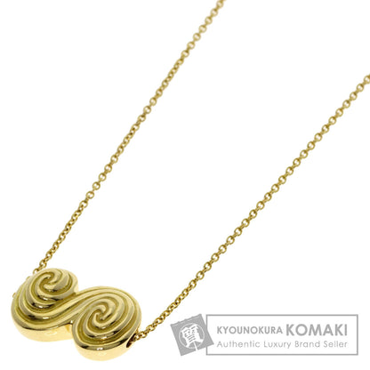 TIFFANY&Co. ティファニー トルネード ネックレス K18YG レディース 中古