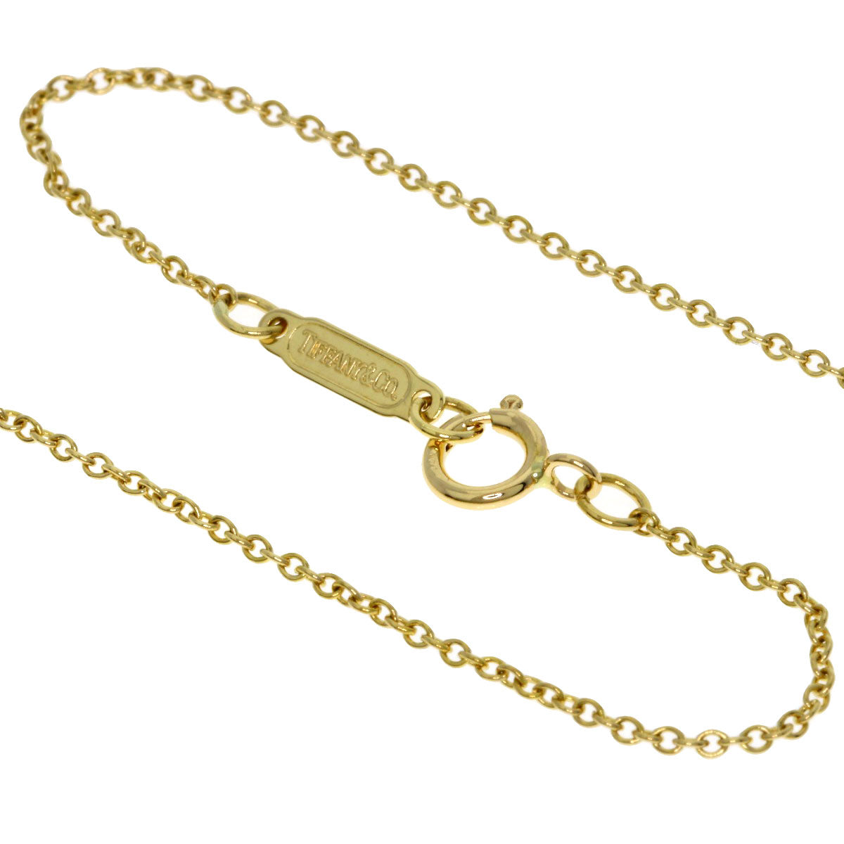 TIFFANY&Co. ティファニー トルネード ネックレス K18YG レディース 中古