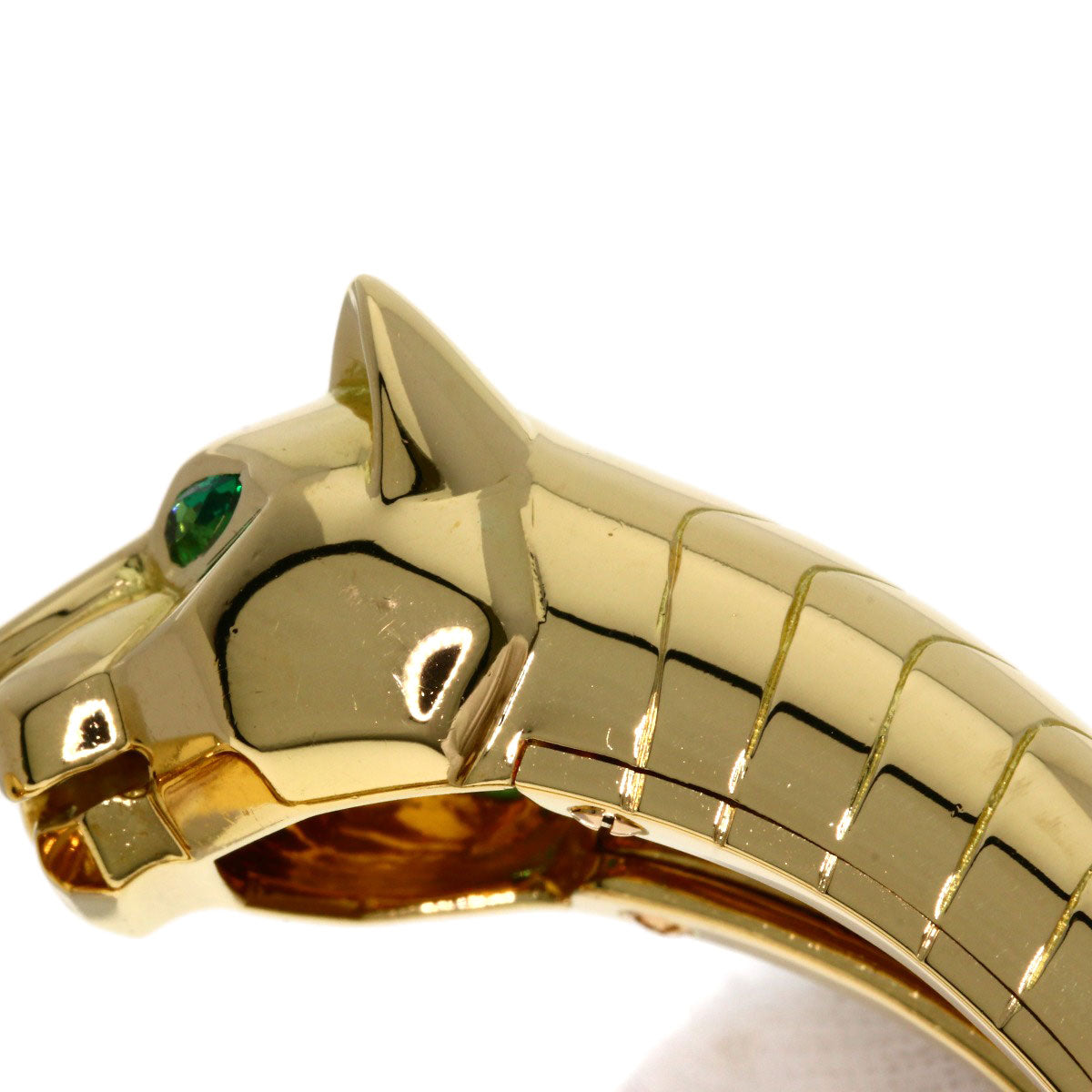 CARTIER カルティエ パンテール ラカルダ バングル 腕時計 K18YG レディース 中古