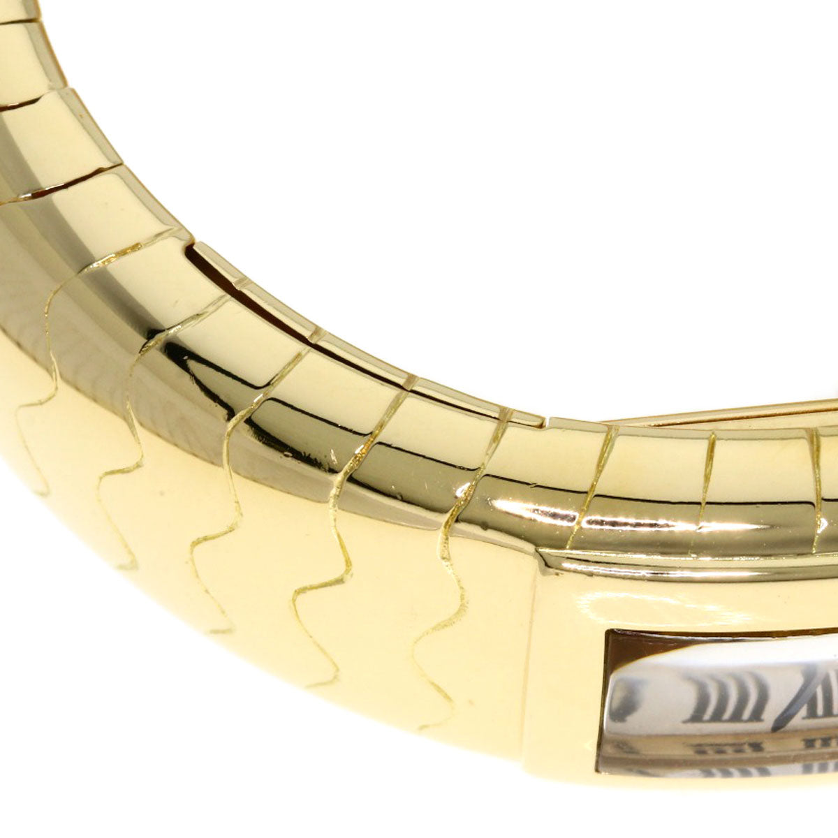 CARTIER カルティエ パンテール ラカルダ バングル 腕時計 K18YG レディース 中古