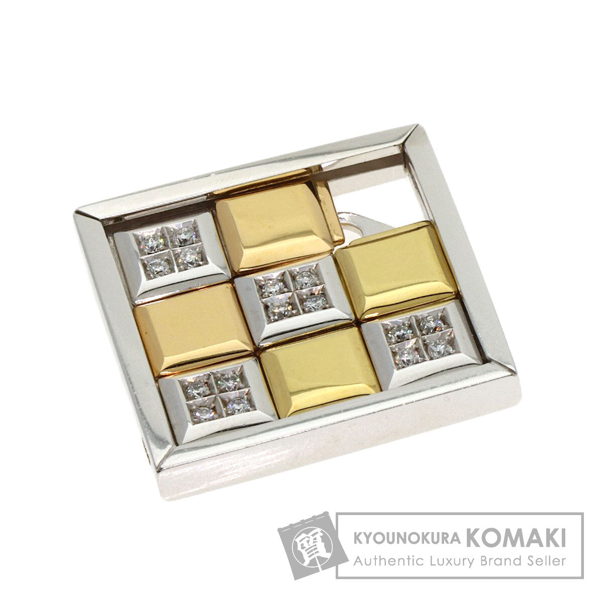 セリーヌ ダイヤモンド スライド ペンダントトップ 中古 商品画像1