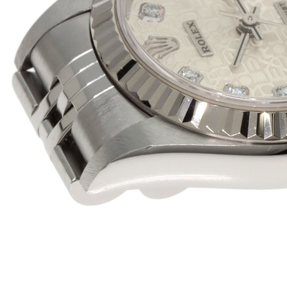ROLEX ロレックス 79174G デイトジャスト 10P ダイヤモンド 腕時計 SS レディース 中古