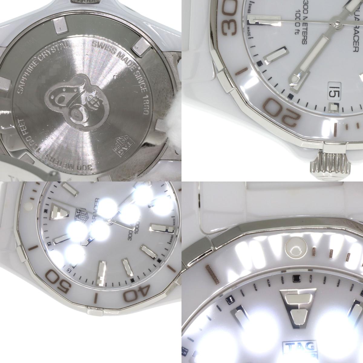 TAG HEUER タグホイヤー WAY1391.BH0717 アクアレーサー35mm セラミック 腕時計 セラミック レディース 中古