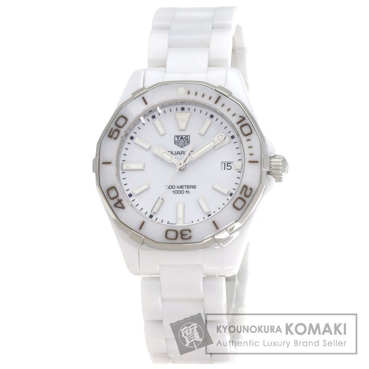 TAG HEUER タグホイヤー WAY1391.BH0717 アクアレーサー35mm セラミック 腕時計 セラミック レディース 中古