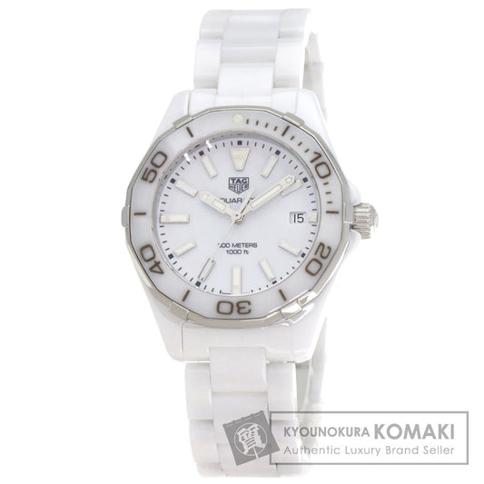 TAG HEUER タグホイヤー WAY1391.BH0717 アクアレーサー35mm セラミック 腕時計 セラミック レディース 中古