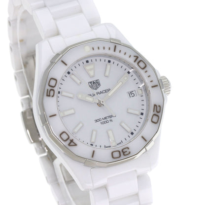 TAG HEUER タグホイヤー WAY1391.BH0717 アクアレーサー35mm セラミック 腕時計 セラミック レディース 中古