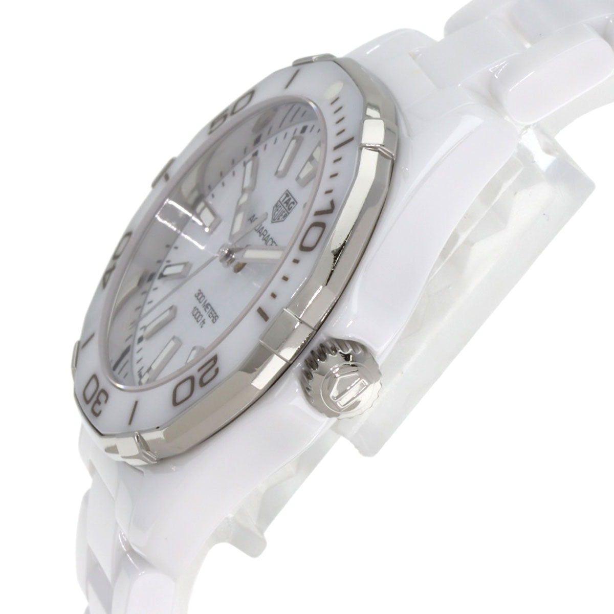 TAG HEUER タグホイヤー WAY1391.BH0717 アクアレーサー35mm セラミック 腕時計 セラミック レディース 中古